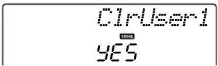 YAMAHA PSR-E413 - Song Clear—Deleting User Songs - 2