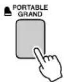 YAMAHA PSR-E413 - Select the keyboard voice (page 28). - 1