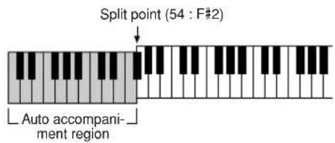 YAMAHA PSR-E413 - - When automatic accompaniment is on ... - 1