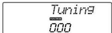 YAMAHA PSR-E413 - Use the CATEGORY [1 and [ ] buttons to select the Tuning item. - 1