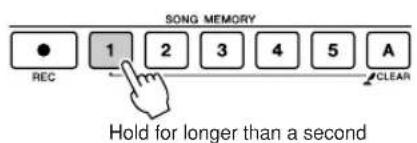 YAMAHA PSR-E413 - Track Clear—Deleting a Specified Track from a User Song - 1