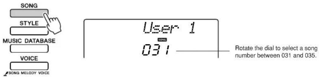 YAMAHA PSR-E413 - Recording Procedure - 1