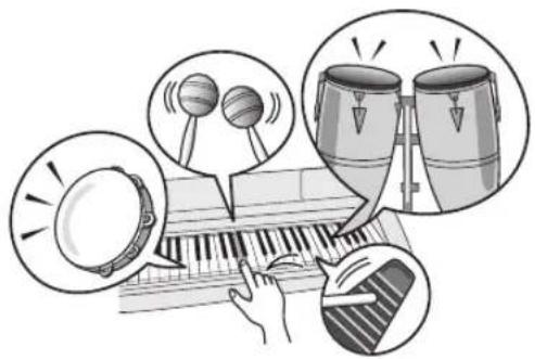 YAMAHA PSR-E413 - Drum Kits - 1