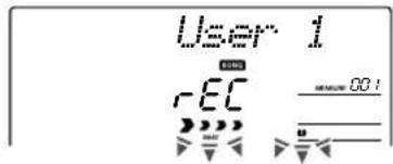 YAMAHA PSR-E413 - ◆ Record a Melody track - 2