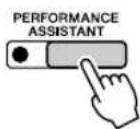 YAMAHA PSR-E413 - Press the [PERFORMANCE ASSISTANT] button. - 1
