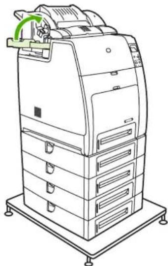 HP Color LaserJet 4700dn - Loading a new stapler cartridge - 7