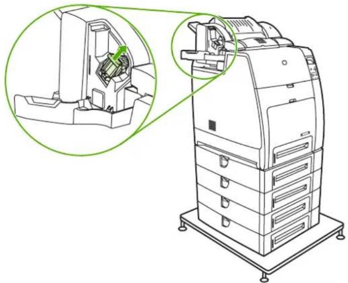 HP Color LaserJet 4700dn - Staple jams - 3