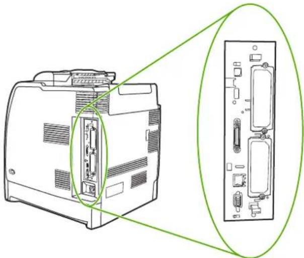 HP Color LaserJet 4700dn - Installing a hard drive - 3