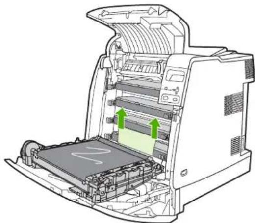 HP Color LaserJet 4700dn - Clearing other jams - 7