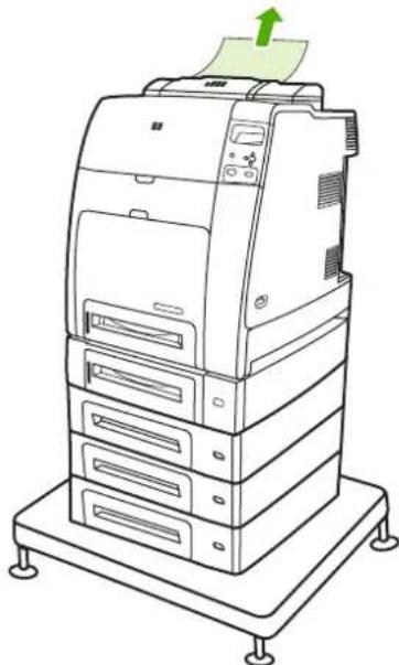 HP Color LaserJet 4700dn - Clearing jams in the paper path - 5