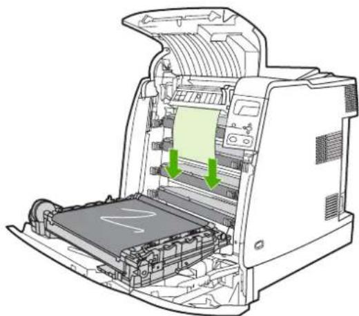 HP Color LaserJet 4700dn - Clearing other jams - 6