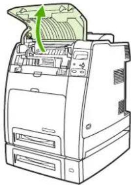 HP Color LaserJet 4700dn - To replace the print cartridge - 1
