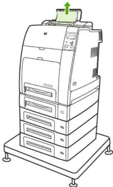 HP Color LaserJet 4700dn - Clearing jams in the paper path - 4