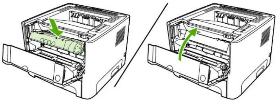 HP LaserJet P2015n - Replace the print cartridge - 6