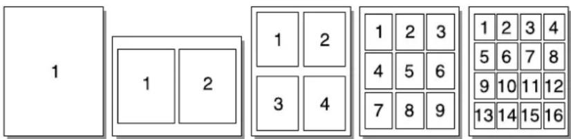 HP LaserJet P2015n - Print multiple pages on a single sheet of paper (N-up printing) - 1