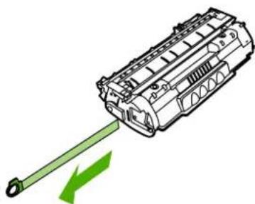 HP LaserJet P2015n - Replace the print cartridge - 4