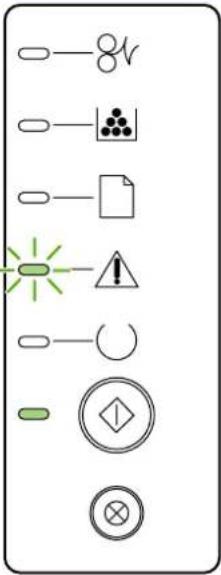 HP LaserJet P2015n - Status-light patterns - 5