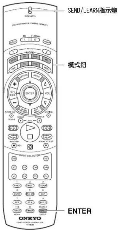 ONKYO TX-SR600 - 將其它裝置所用遙控器的指令編排到遙控器中 - 2