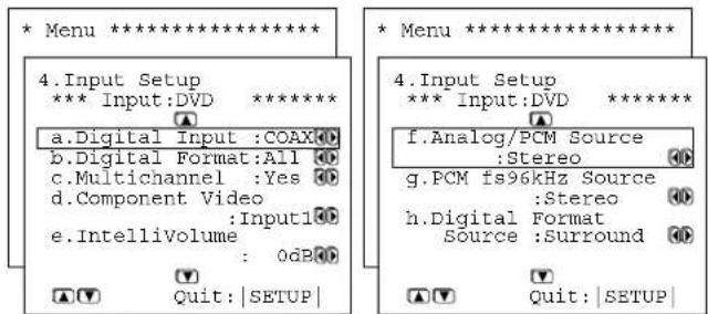ONKYO TX-SR600 - 使用和游標鈕選擇“4. Input Setup”,然後按ENTER(輸入)鈕。 - 1
