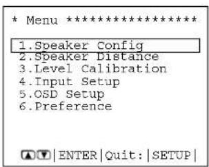 ONKYO TX-SR600 - 使用▲和 ▲游標鈕選擇 “1. Speaker Config”。 - 2