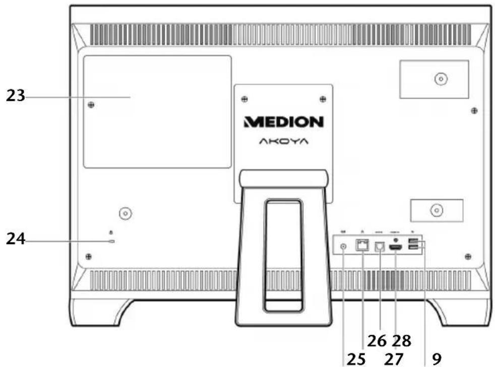 23 MEDION AKOYA 24 26 28 25 27 9