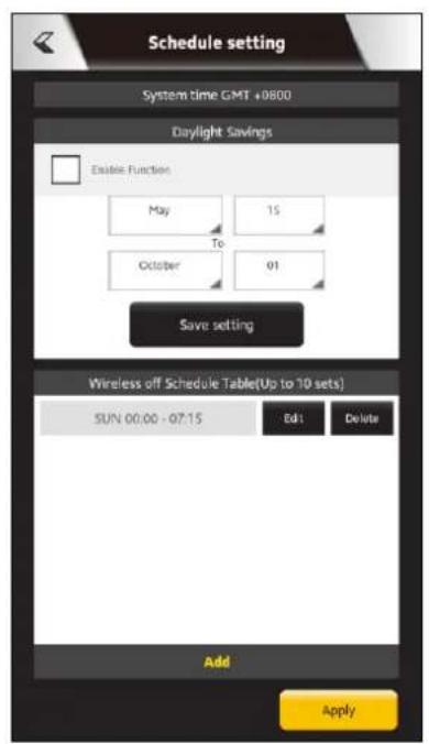 Edimax EW-7438RPn - VII-4. Wi-Fi Scheduling - 2