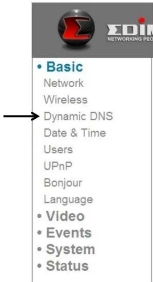 Edimax IC-3015Wn - Dynamic DNS - 1