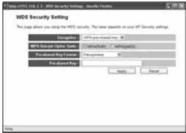 WDS Security Setting The page allows you to using the WDS security. The key aspects on your off Security Settings. Description: IP address requested by: IP address: http://www.wds.com/ Pre-ablated Ship Version: Enterprise Pre-ablated Ship: Finish Cancel