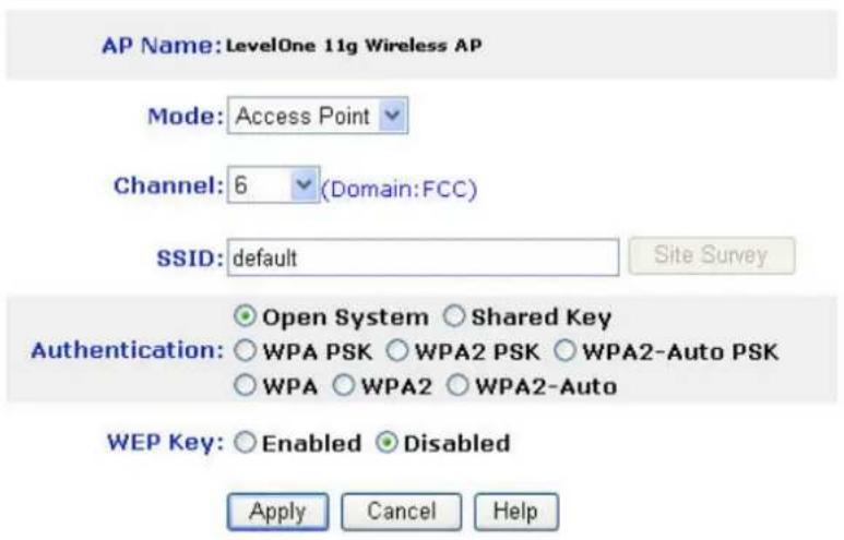 LEVELONE WAP-3000 - Access Point Mode - 2