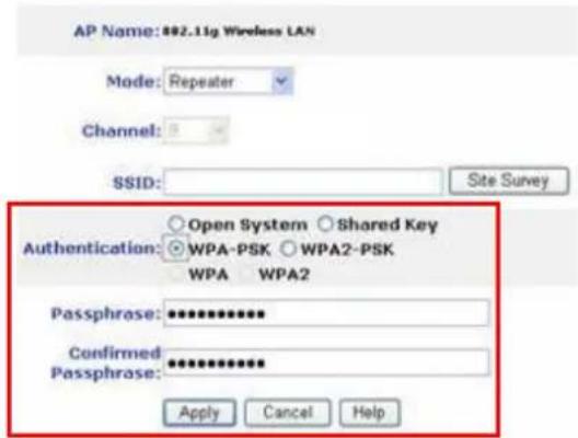 LEVELONE WAP-3000 - WPA-PSK / WPA2-PSK: - 1