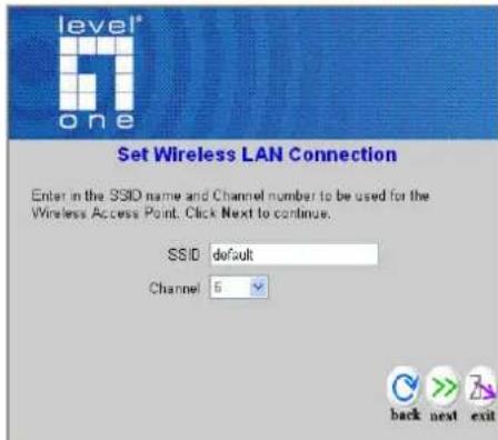 LEVELONE WAP-3000 - Step2: Set WLAN Connection - 1