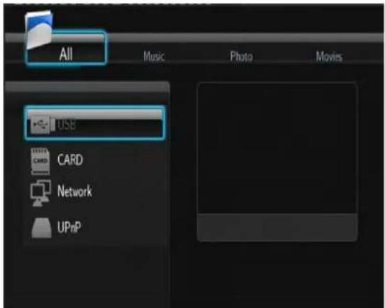 Fantec TV-FHDS - Menu de navigation - 1