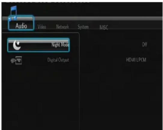 Fantec TV-FHDS - Audioeinstellungen ändern - 1