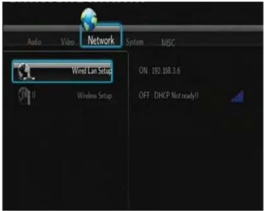 Fantec TV-FHDS - Changing Network Settings - 1