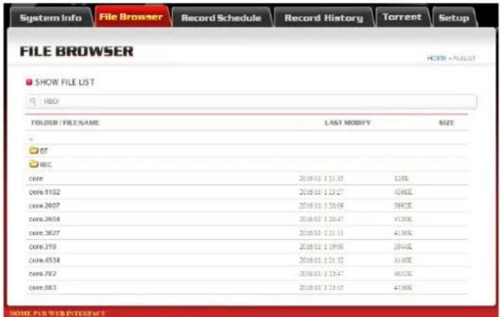 AC Ryan Playon!DVR HD - File Browser - 2
