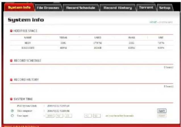 AC Ryan Playon!DVR HD - System Info. - 1