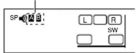 KENWOOD KRF-V6050D - Selecting the speaker system (VR-506/KRF-V6050D only) - 1
