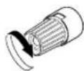 KENWOOD KRF-V6050D - Connection of banana plugs (For U.S.A. and Canada) - 1