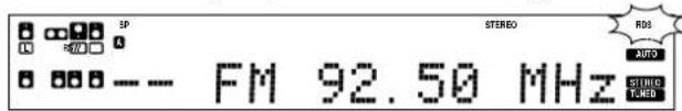 KENWOOD VR-6070 - RDS functions: - 1