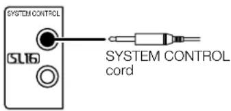 KENWOOD VR-6070 - Connecting the system control - 1