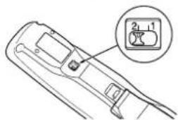 KENWOOD VR-6070 - To change the RF remote transmission frequency: - 1