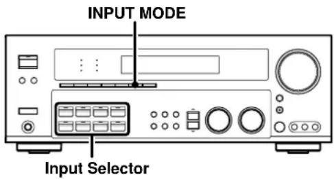 KENWOOD VR-6070 - Input mode settings - 1