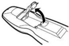 KENWOOD VR-6070 - Loading the batteries - 1