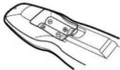 KENWOOD VR-6070 - Loading the batteries - 2