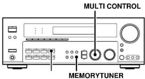KENWOOD VR-6070 - Presetting radio stations manually - 1