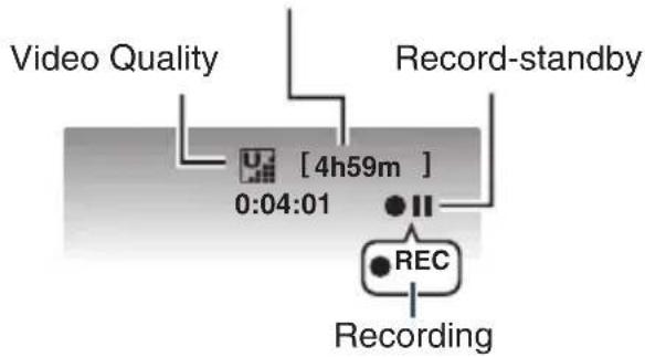 JVC Everio GZ-MS120AE - Start recording - 2
