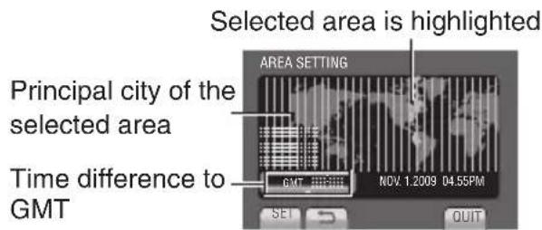 JVC Everio GZ-MS120AE - Select the city closest to the area where you use the camcorder. - 1