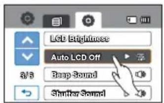 SAMSUNG HMX-H200LP - Auto LCD Off (Arrêt Auto LCD) - 1
