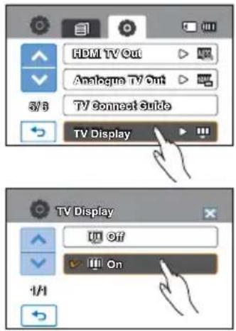 SAMSUNG HMX-H200LP - Éléments de sous-menu - 1