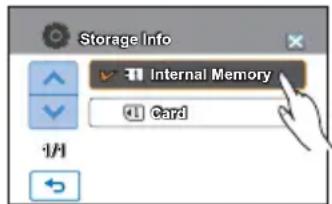 SAMSUNG HMX-H200LP - Éléments de sous-menu - 1